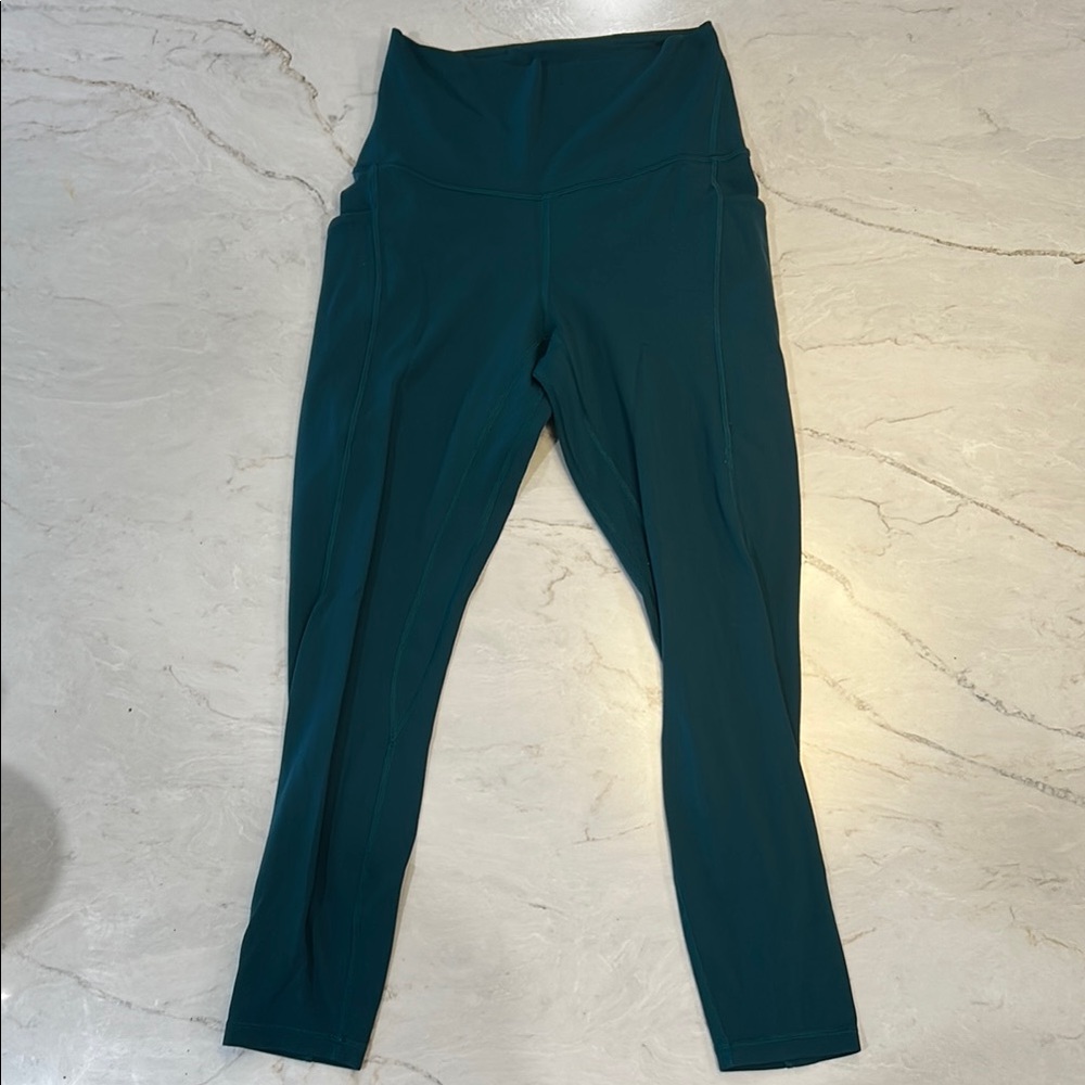 Lululemon Blue High-Waisted Leggings